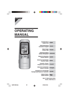 DCP600-900TB_DCP900FB_OM-G17-0808-Daikin_OM_Operation manuals_English download